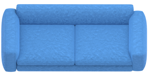 Blå Sofa